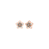 18K Gold & Diamond Women Earring KER-73
